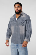 8091 - Americana Flannels Grey Check - Unmatched Kicks - YOUNG LA