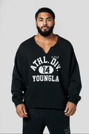 8098 - GOLDEN ERA PUMP COVER CREWNECK BLACK - Unmatched Kicks-YOUNG LA