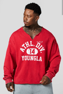 8098 - GOLDEN ERA PUMP COVER CREWNECK RED - Unmatched Kicks-YOUNG LA