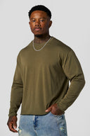 8099 - Aerotech Cropped Longsleeves Olive - Unmatched Kicks-YOUNG LA