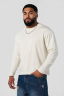8099 - Aerotech Cropped Longsleeves White