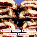 Barebells Protein Bar Peanut Butter & Jelly – 12 Count, 20g Protein, 0g added sugar, High Protein Snack, Soft Texture – 1.94 oz (55g)