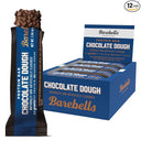 Barebells Protein Bars Chocolate Dough - 12 Count, 20g High Protein Treats - Chocolate Nutrition Bar with 1g Total Sugars - On-The-Go Breakfast or Post-Workout Snack