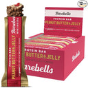 Barebells Protein Bar Peanut Butter & Jelly – 12 Count, 20g Protein, 0g added sugar, High Protein Snack, Soft Texture – 1.94 oz (55g)