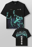4177 - KAIJU NO. 8 GRAPHIC TEES BLACK/BLUE