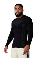 833 - Superhero Compression Longsleeves Black - Unmatched Kicks - YOUNG LA