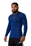 833 - Superhero Compression Longsleeves Dark Blue
