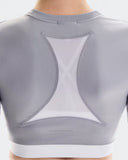 Train Long Sleeve Crop Lilac