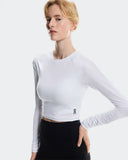 Studio Long-T Crop White