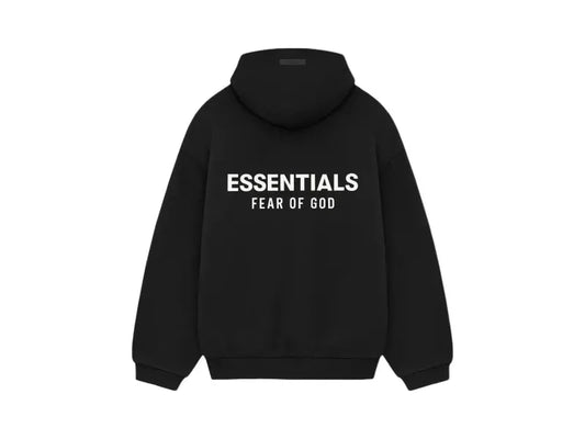 Fear of God Essentials Fleece Hoodie (FW24) Black