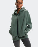 Focus Tech Zip Hoodie Olive