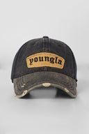 9016 - Vintage Dad Hats Black - Unmatched Kicks-YOUNG LA