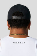 9076 - Cyberpunk Hats Black Wash - Unmatched Kicks-YOUNG LA