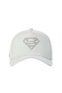 9092 - Superman Shield Hats Light Grey