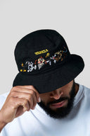 9093 - Looney Tunes Bucket Hat Black - Unmatched Kicks-YOUNG LA