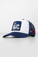 9135 - Looney Tunes Patch Trucker Hats Bugs H - Unmatched Kicks-YOUNG LA