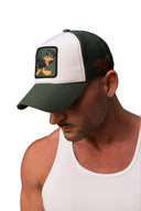 9135 - Looney Tunes Patch Trucker Hats Daffy H - Unmatched Kicks-YOUNG LA