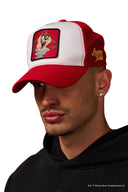 9135 - Looney Tunes Patch Trucker Hats Taz H - Unmatched Kicks-YOUNG LA