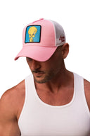 9135 - Looney Tunes Patch Trucker Hats Tweety H - Unmatched Kicks-YOUNG LA