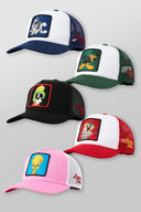 9135 - Looney Tunes Patch Trucker Hats Tweety H - Unmatched Kicks-YOUNG LA