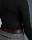 Studio Long-T Crop Black