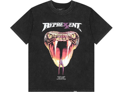 REPRESENT COBRA T-SHIRT BLACK