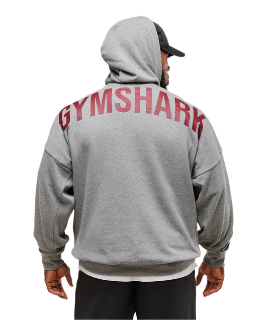 Gymshark Power Hoodie - Charcoal Core Marl