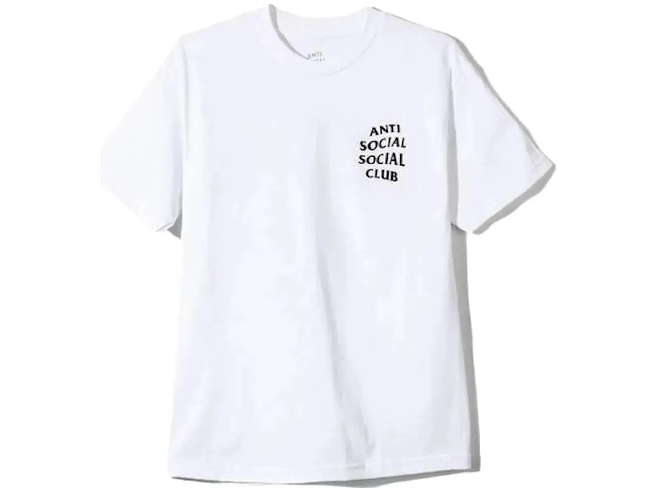 Anti social social club white logo tee