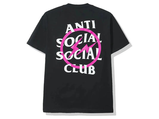 Anti social social club Pink Fragment Tee