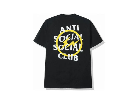 Anti social social club Yellow Fragment Tee