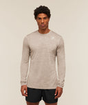 Arrival Long Sleeve T-Shirt slim fit Chalk Beige/Lifestyle Brown