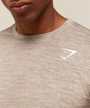 Arrival Long Sleeve T-Shirt slim fit Chalk Beige/Lifestyle Brown