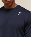 Arrival Long Sleeve T-Shirt slim fit Heavy Blue
