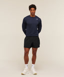 Arrival Long Sleeve T-Shirt slim fit Heavy Blue
