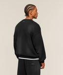 GSLC Henley Sweat boxy fit Bros Black