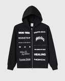 Titles Zip-Hoodie - Black