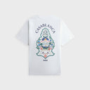 Casablanca Hotel Emblem Short Sleeve Tee White