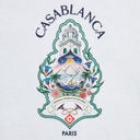 Casablanca Hotel Emblem Short Sleeve Tee White