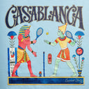 Casablanca Egyptian Tennis Match Short Sleeve Tee Blue