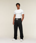 Campus Crest Wide Leg Joggers oversized fit Black