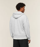 Campus Crest Zip Through Hoodie regular Bros Soft Grey Marl