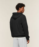 Campus Crest Zip Through Hoodie regular Black
