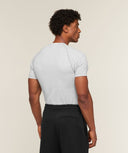 Cotton Seamless T-Shirt muscle fit Soft Grey Marl