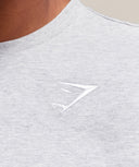 Crest T-Shirt regular fit Light Grey Marl
