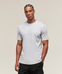 Crest T-Shirt regular fit Light Grey Marl