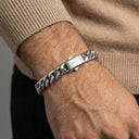 10mm Cuban Link Bracelet - Silver RG3001
