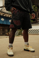 1002 - Naruto Sweat Shorts Akatsuki