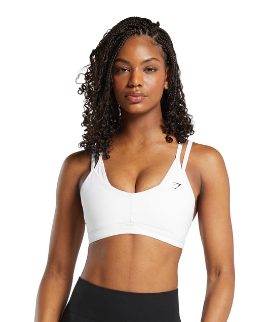Double Up Sports Bra light support White