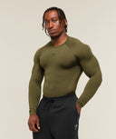 Element Baselayer Long Sleeve T-Shirt Canvas Green