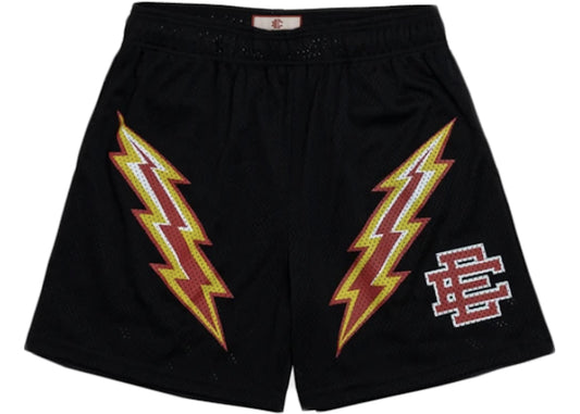Eric Emanuel EE Basic Lightning Bolt ShortBlack/Yellow/Red